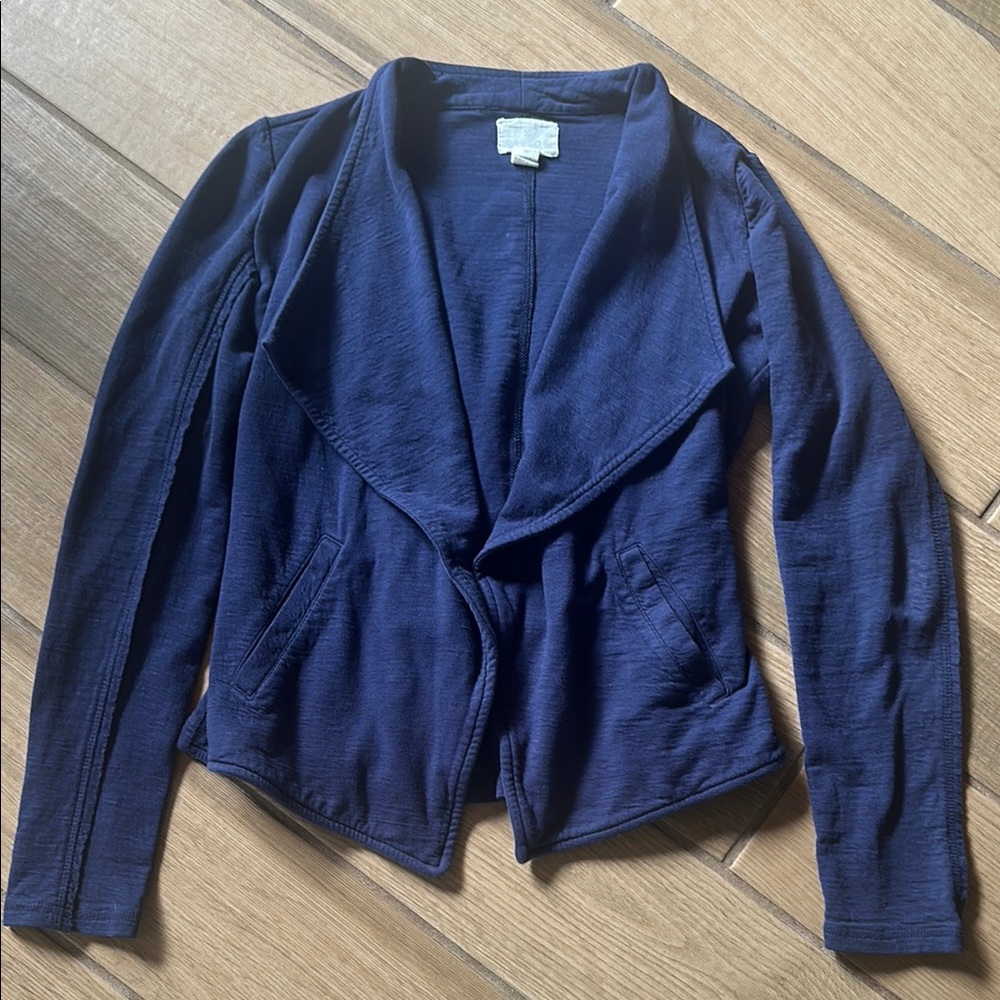 Caslon Deep Blue Knit Blazer